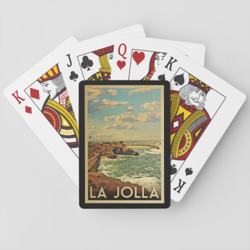La Jolla Playing Cards Vintage California Coast