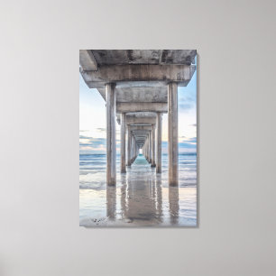 La Jolla, Scripps Pier Canvas Print