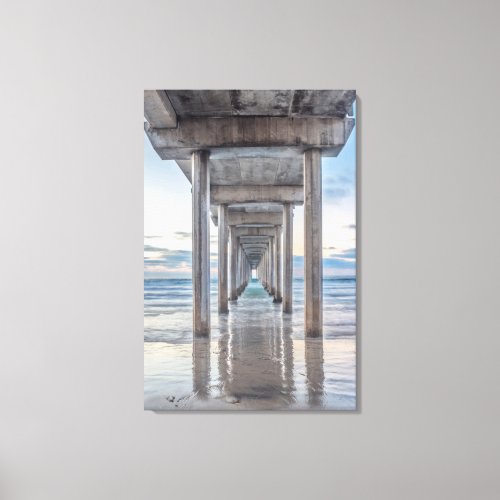 La Jolla Scripps Pier Canvas Print