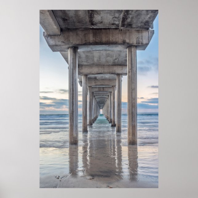 La Jolla, Scripps Pier Poster (Front)