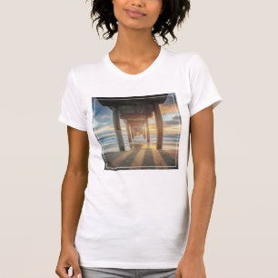 La Jolla, Scripps'S Pier At Sunset   San Diego T-Shirt