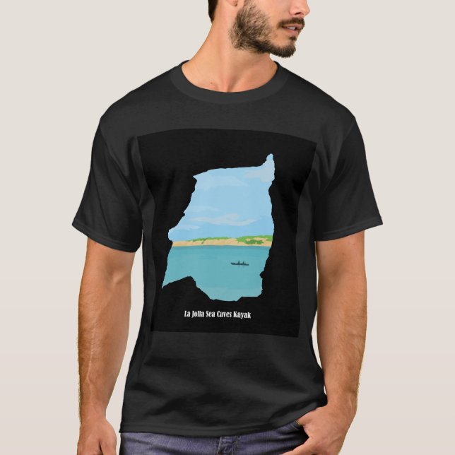 La Jolla Sea Caves Kayak  T-Shirt (Front)