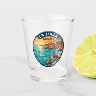 La Jolla USA Shot Glass