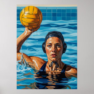 LA JOUEUSE DE WATER-POLO (The Water Polo Player) Poster