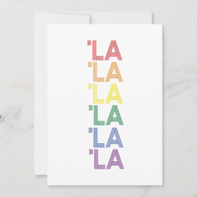 La  Kamala Harris LGBTQ American Election  Invitation (Front)