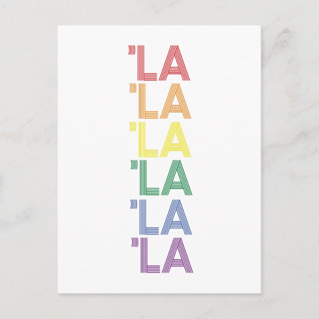 La  Kamala Harris LGBTQ American Election  Postcard (Front)