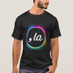 La - Kamala Shirt Cool Colorful Harris 2024 Comma