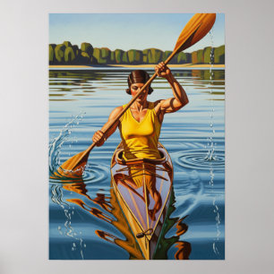 LA KAYAKISTE (The Kayaker) Poster