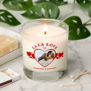 La La Love Valentine’s Day Couple Photo Scented Candle