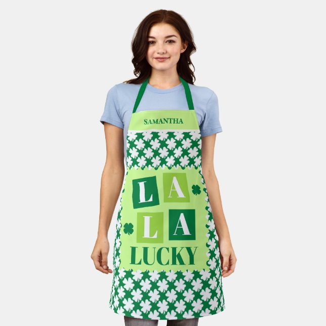 La La Lucky St. Patrick’s Day  Apron (Worn)