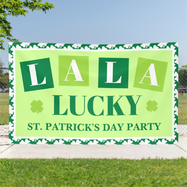 La La Lucky St. Patrick’s Day Banner (Outside)