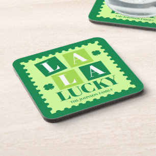 La La Lucky St. Patrick’s Day Beverage Coaster