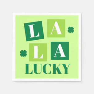 La La Lucky St. Patrick’s Day Green Napkins