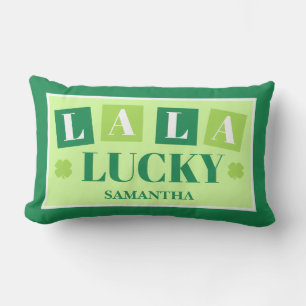 La La Lucky St. Patrick’s Day Lumbar Pillow