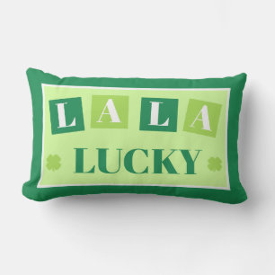 La La Lucky St. Patrick’s Day Lumbar Pillow