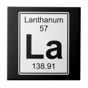 La - Lanthanum Ceramic Tile