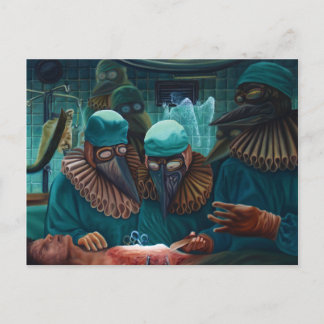 La leçon d'anatomie postcard