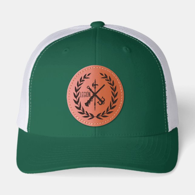 LA LEGIÓN  LEATHER PATCH HAT (Front)