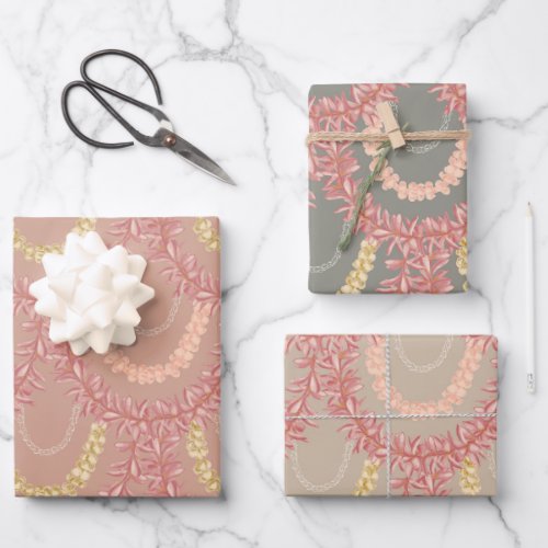 Lā Lei Anuenue Set by Wander With Aloha Wrapping Paper Sheets