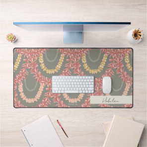 Lā Lei Personalized Desk Mat