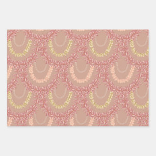 Lā Lei Plumeria by Wander With Aloha Wrapping Paper Sheets