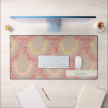 Lā Lei - Sand, Personalized Desk Mat<br><div class="desc">Lā Lei is a special edition print that honors May Day in Hawai’i and celebrates the art of lei making,  sharing Aloha through lei and the adorned beauty of Hawaii’s most fragrant flowers... Pikake,  Puakenikeni and Plumeria.</div>