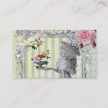 La Lettre D’amour Gold Business Card by WickedlyLovely at Zazzle