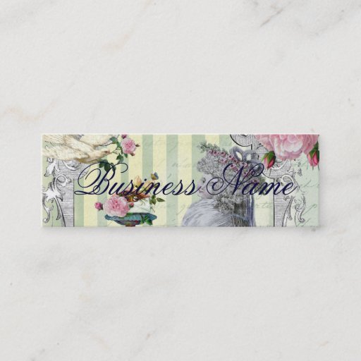 Customizable La Lettre Dâ€™amour gold Business Cards