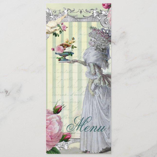 La Lettre D’amour Menu (Front)