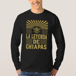 La Leyenda De Chiapas Mexican Aztec Eagle Vintage T-Shirt