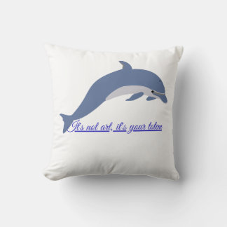La libertad como principio throw pillow