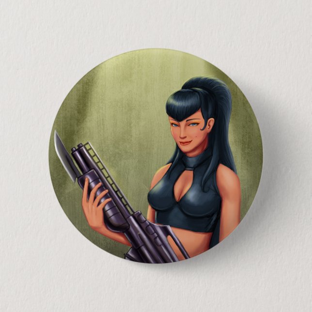 La lignée des dragons : M14 Pinback Button (Front)