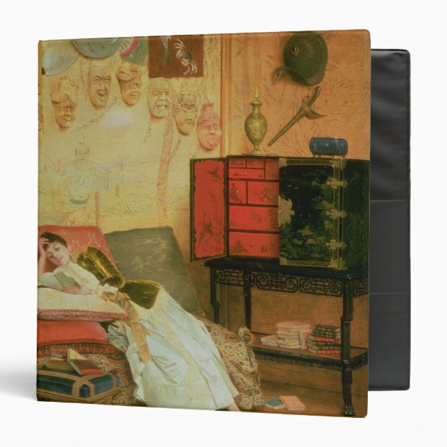 La Liseuse 3 Ring Binder (Front/Inside)