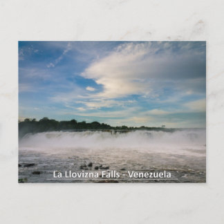 La Llovizna Falls - Venezuela Postcard