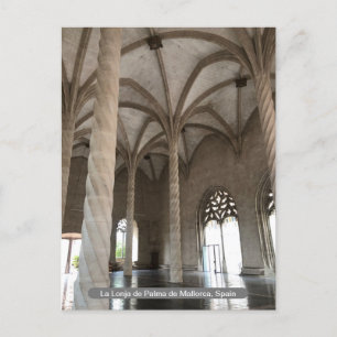 La Lonja de Palma de Mallorca, Spain, on a Holiday Postcard