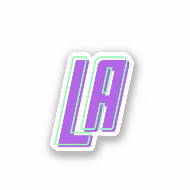 LA Los Angeles Sticker (Front)