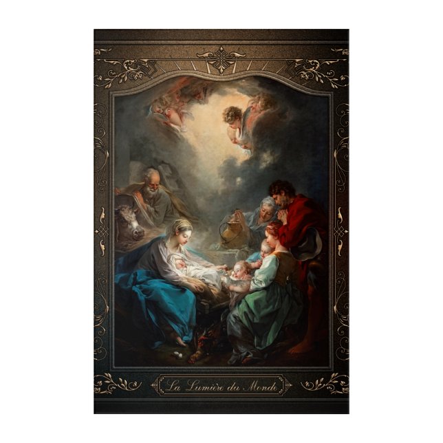 La Lumière du Monde by François Boucher Acrylic Print (Front)