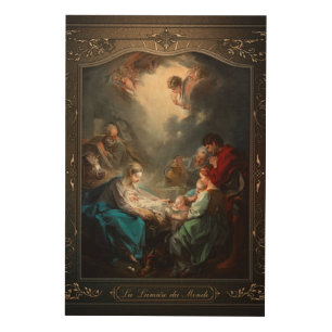 La Lumière du Monde by François Boucher Wood Wall Art