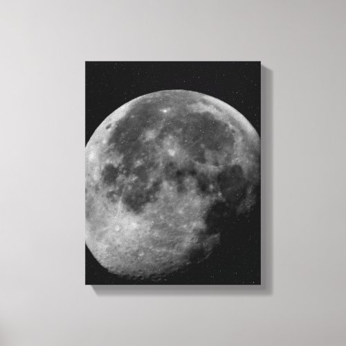 La Luna Noir Canvas Print