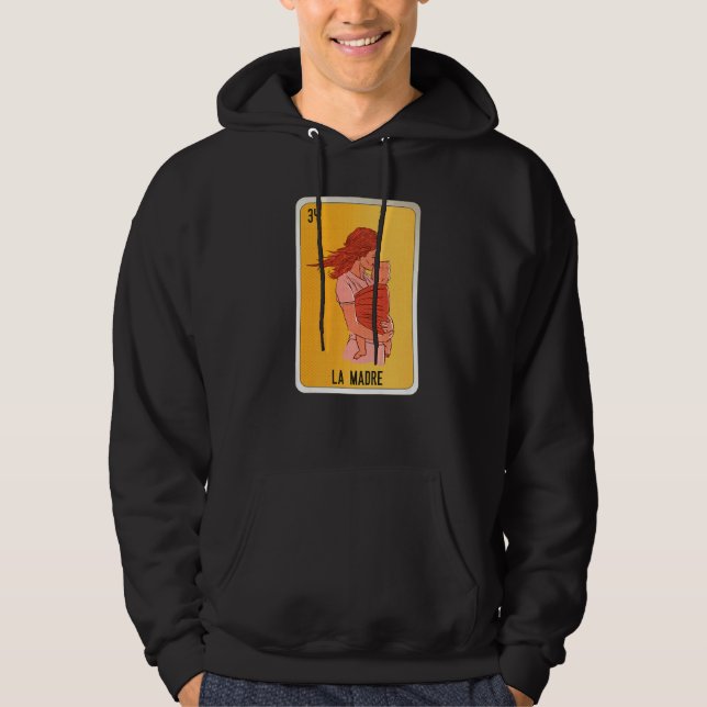 La Madre Mexican Slang Lottery Bingo Cards Hoodie (Front)
