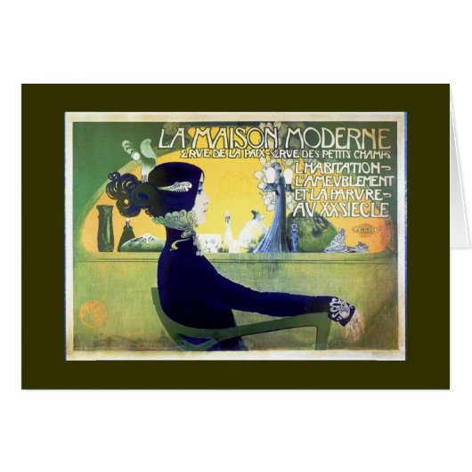 La Maison Moderne Art Noveau Cards (Front Horizontal)