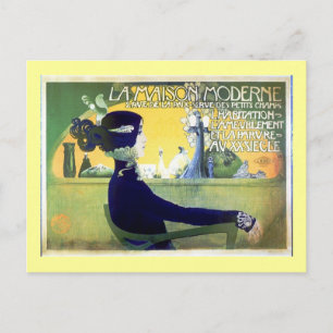 La Maison Moderne Art Noveau Postcard