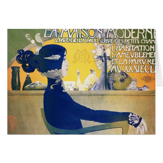 La Maison Moderne, c.1902 Cards (Front Horizontal)