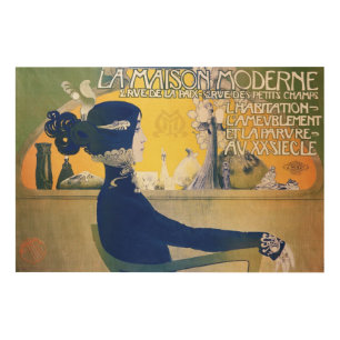 La Maison Moderne, c.1902 Wood Wall Decor