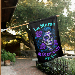 La Mamá Más Chingona Funny Spanish Mom House Flag