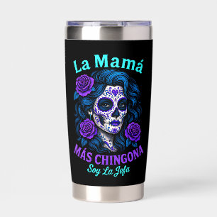 La Mamá Más Chingona Funny Spanish Mom Insulated Tumbler