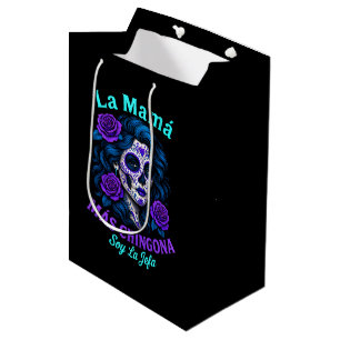 La Mamá Más Chingona Funny Spanish Mom Medium Gift Bag
