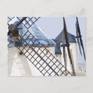 La Mancha, Spain. Don Quixote famously tilted at Postcard