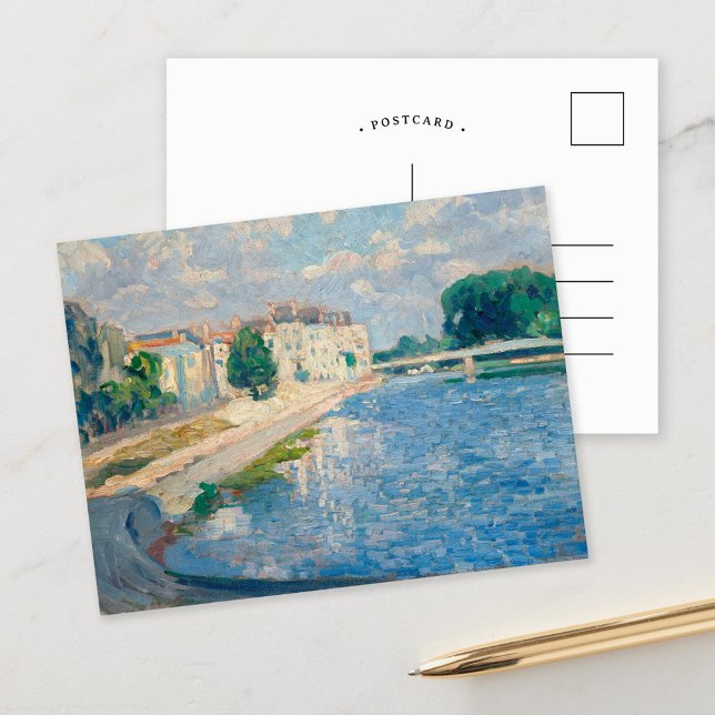 La Marne à Lagny | Henri Lebasque Postcard (Creator Uploaded)
