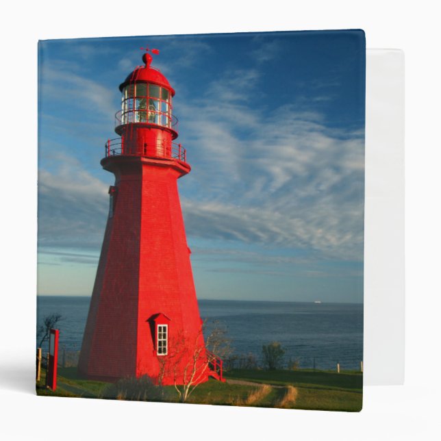 La Martre Lighthouse | Matane On The Gaspe Binder (Front/Inside)